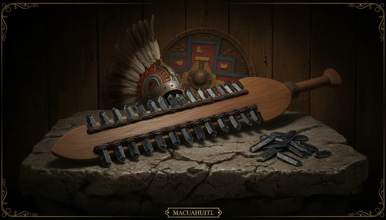 The Macuahuitl: How an Obsidian Club Beheaded Horses at Tenochtitlan