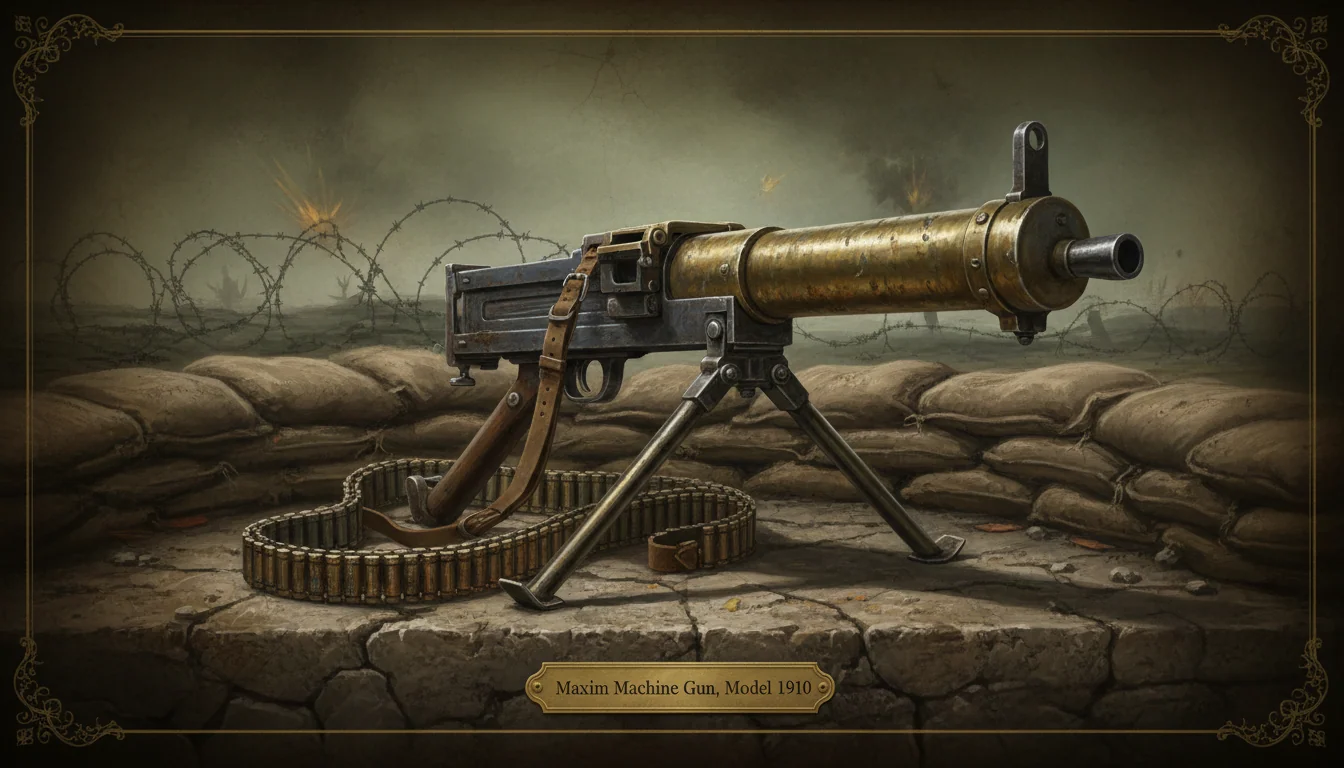 The Maxim Machine Gun: The Weapon That Industrialized Killing