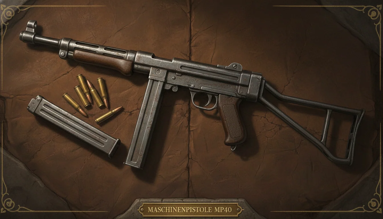 शस्त्रागार: MP40 — जर्मनी की सबसे गलत नाम वाली सबमशीन गन