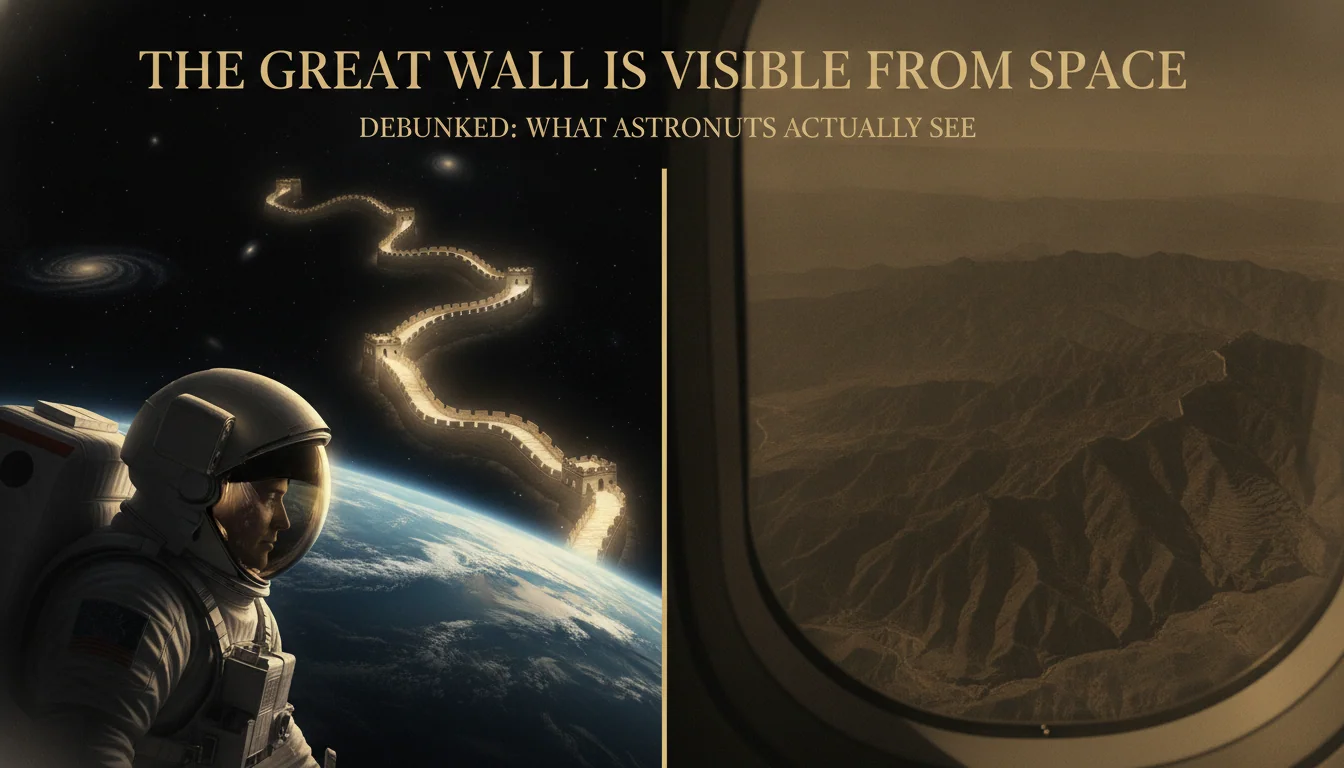 Debunked: The Great Wall of China Is Not Visible From Space