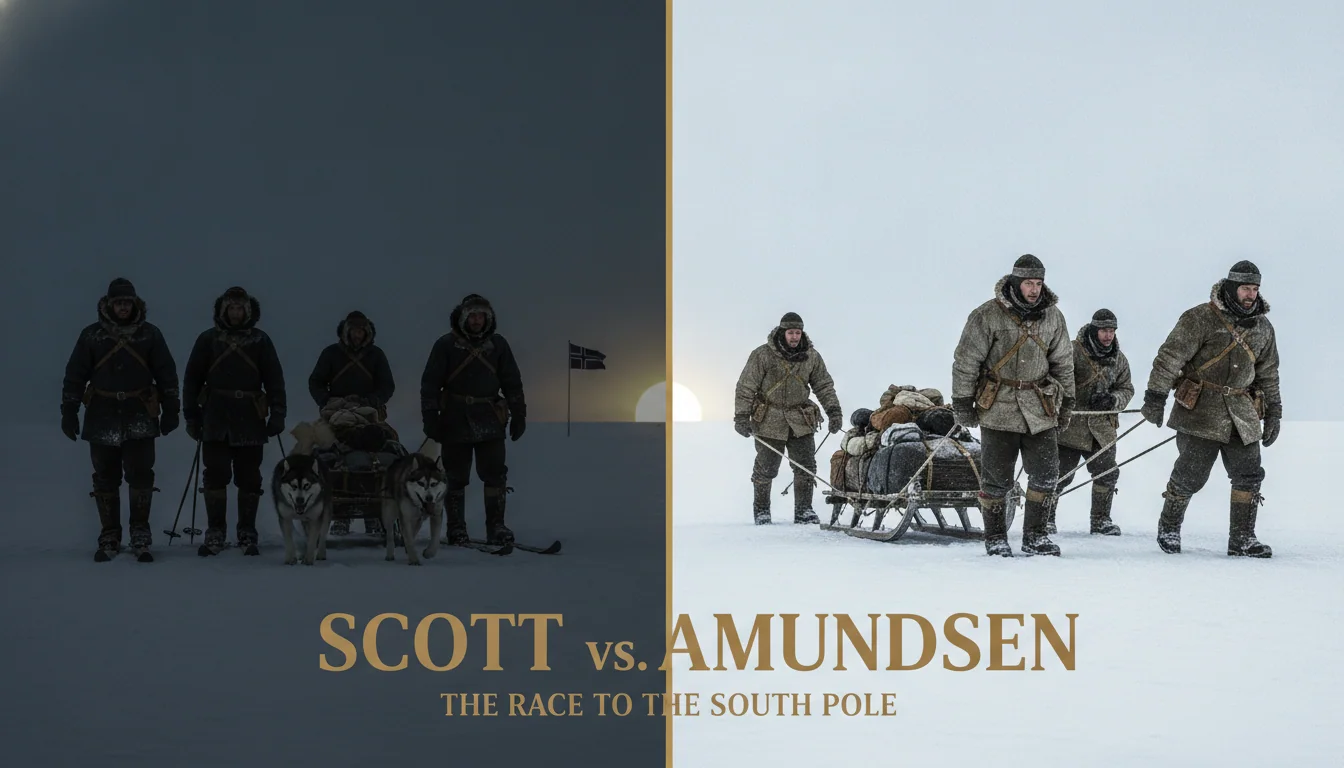 Scott vs. Amundsen: The Race to the South Pole