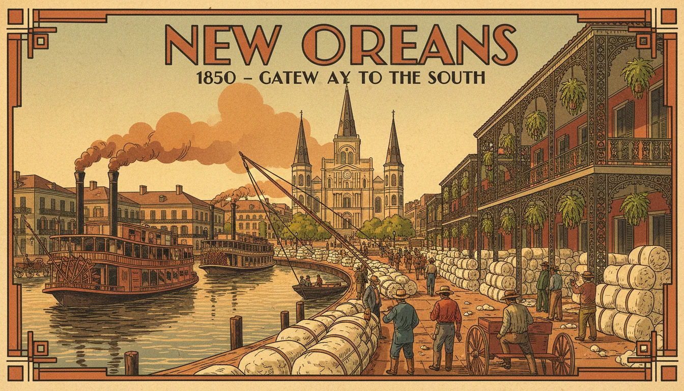 A Time Traveler's Guide to Antebellum New Orleans, 1850