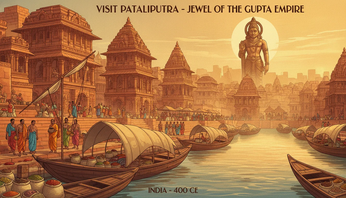 A Time Traveler's Guide to Gupta India: Pataliputra, 400 AD