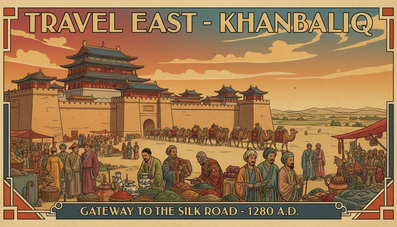 A Time Traveler's Guide to Yuan Beijing (Khanbaliq), 1280