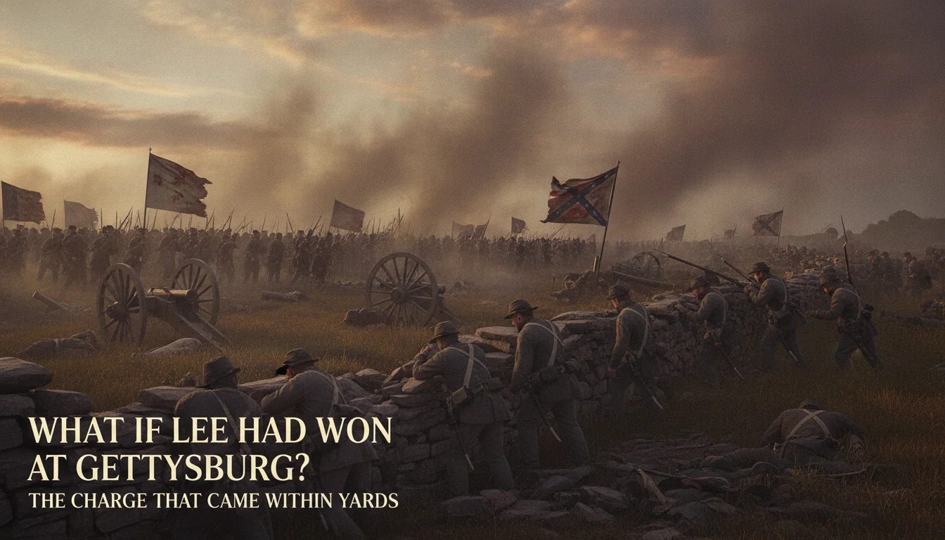 ¿Qué habría pasado si Lee hubiera ganado en Gettysburg?