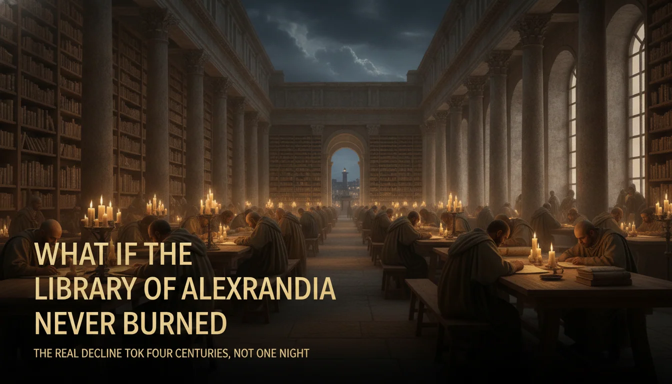What If the Library of Alexandria Never Burned?
